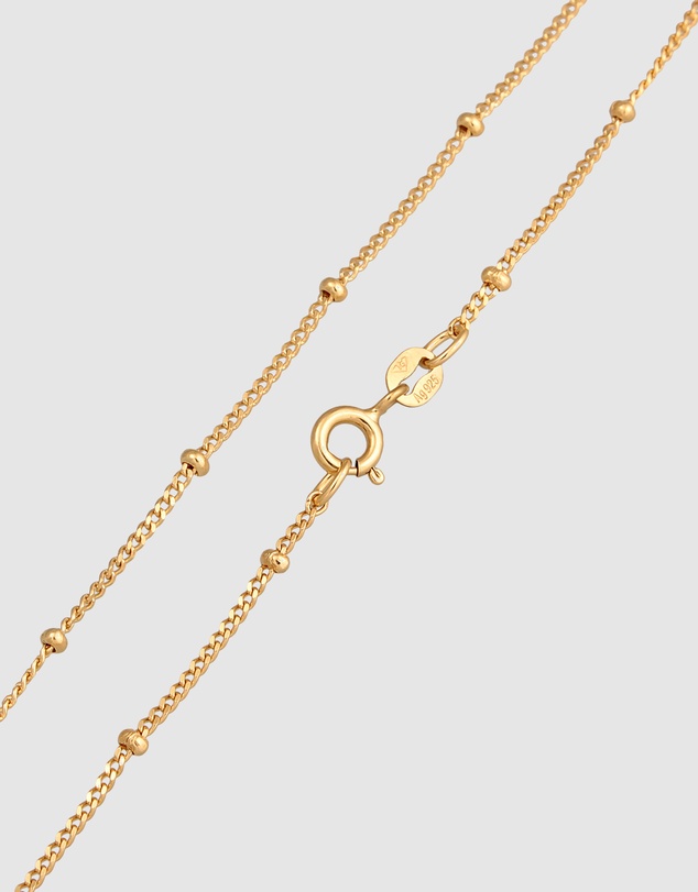 Elli Jewelry - Necklace Ball Shell Pearl 925 Sterling Silver Gold-Plated