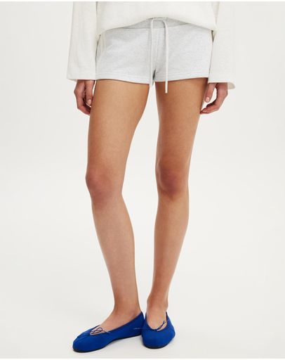 Light Grey Marle & Stripe