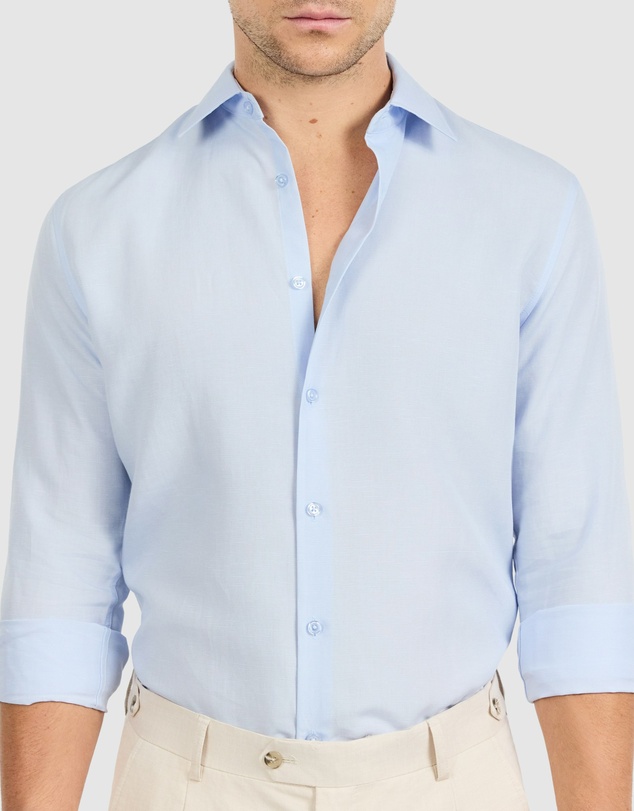 Tarocash - Tide Slim Linen Lyocell Shirt