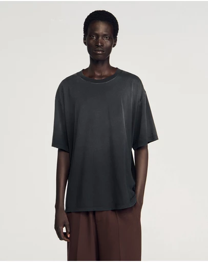Sandro - Washed Black Tee Shirt