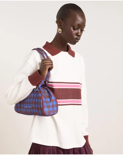 Damson Madder - Olina Placement Stripe Rugby