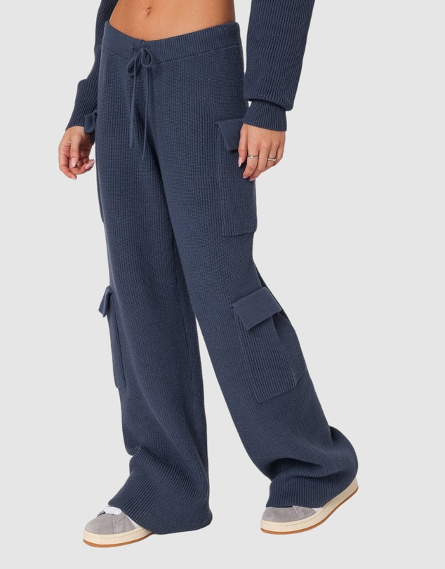 EDIKTED - Wynter Knit Cargo Pants