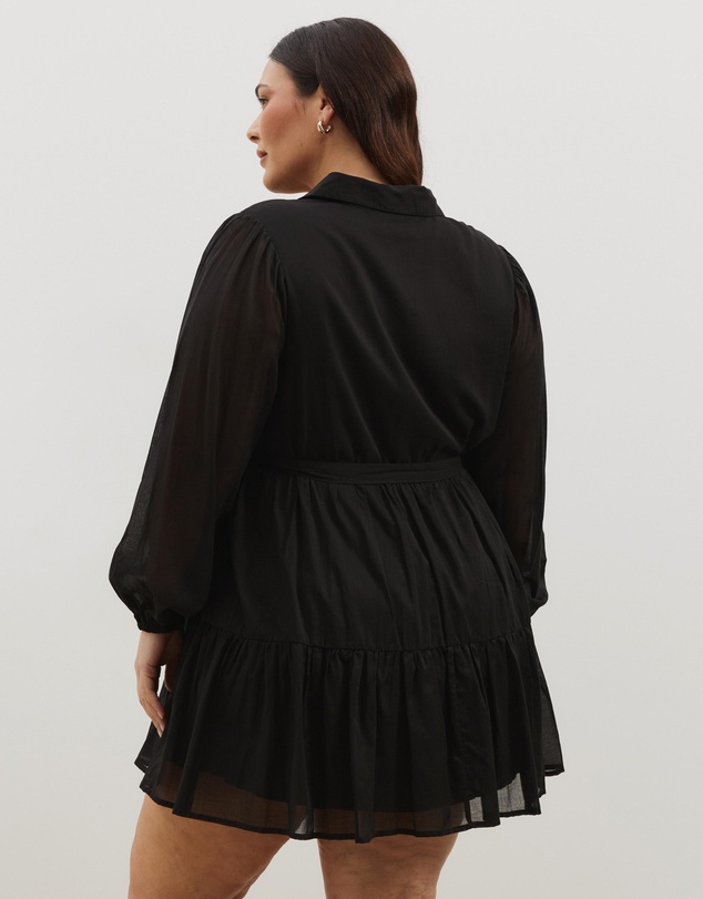 Atmos&Here Curvy - Ruby Tiered Mini Dress