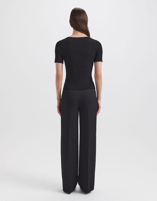 SABA - Vicky Keyhole Rib Knit