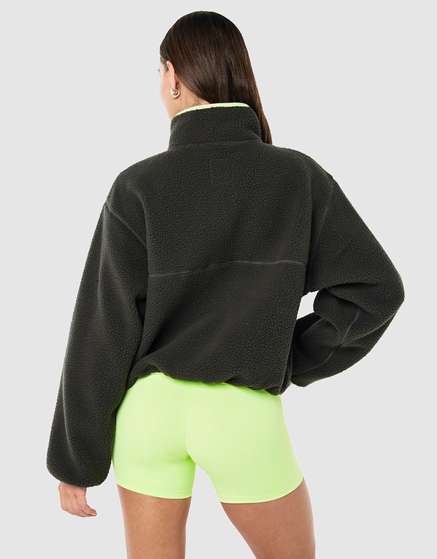 P.E Nation - Verde Sherpa Quarter Zip Jacket