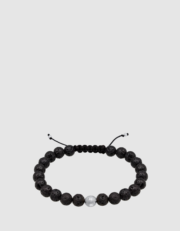 Kuzzoi - ICONIC EXCLUSIVE - Lava Stone Bracelet with Sterling Silver Elements