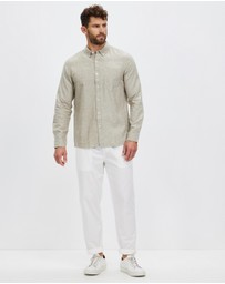 Staple Superior - Hamilton Linen Blend LS Shirt