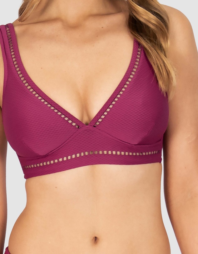 Baku Swimwear - Rococco D/DD Cup Longline Bikini Bra Top