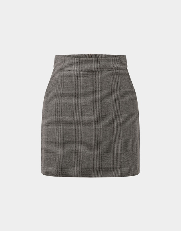 Forcast - Kai Check Mini Skirt
