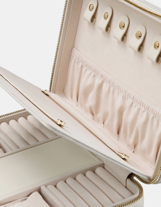 Wolf - WOLF Lauren Large Zip Case Ivory