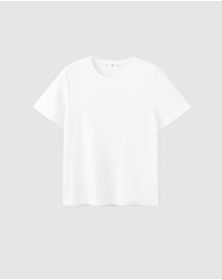 M.N.G - Short-Sleeved Cotton T-Shirt