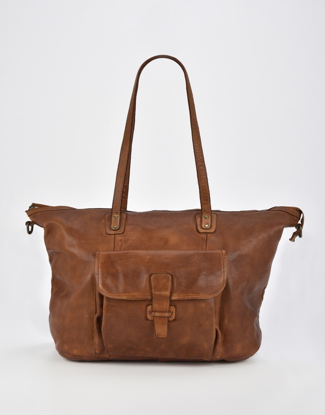 Cobb & Co - Rochester Washed Leather Weekender Bag