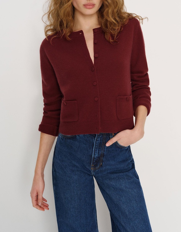 Reformation - Clara Cashmere Crew Cardigan