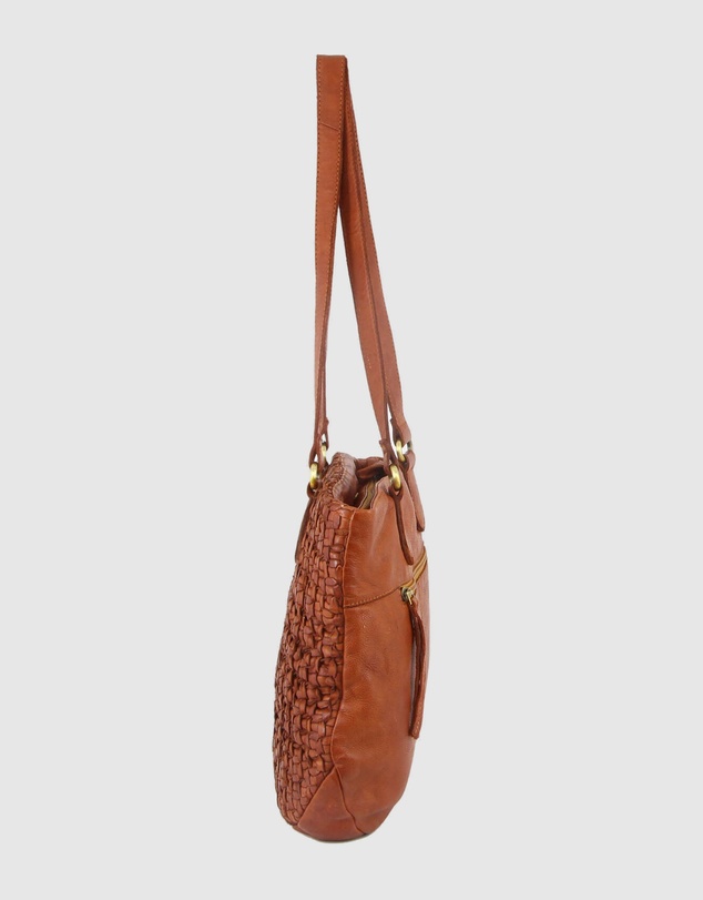 Pierre Cardin - Woven Leather Shoulder Bag