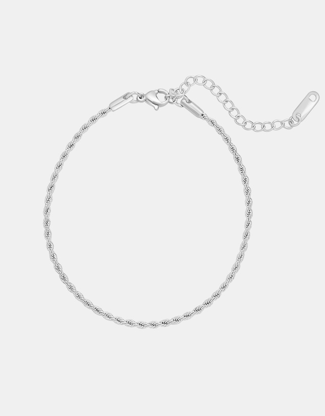 Zoe Olivia - Waterproof Twisted Rope Chain Anklet