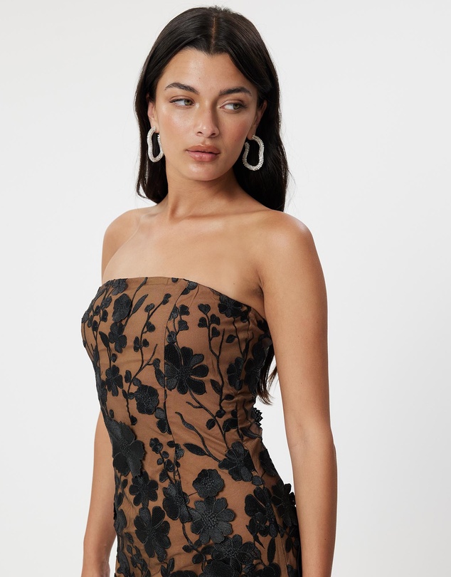 Honey and Beau - Enchanted Garden Strapless Dress