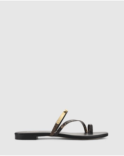 Siren - Miles Strappy Flat Sandals