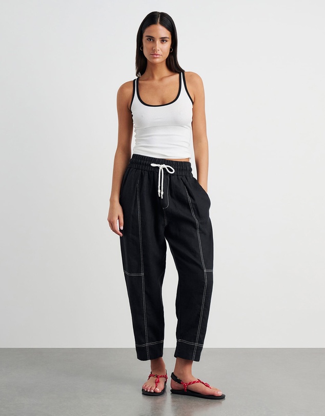 Jag - Sabine Linen Pull On Pant