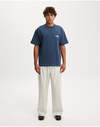 Cotton On - Box Fit Text T-Shirt
