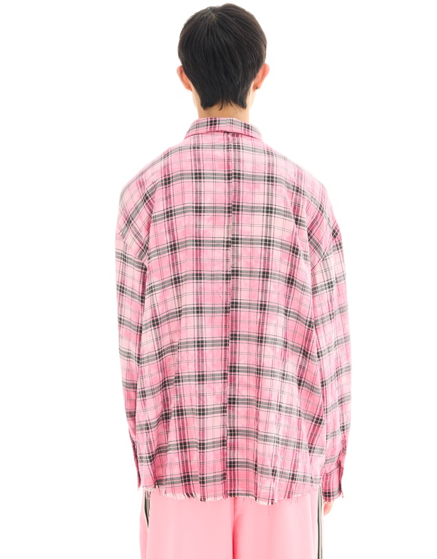 THE TALES - Washed Oversized Willow Check Shirt