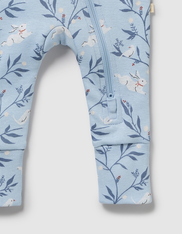 Wilson & Frenchy - Organic Zipsuit With Feet - Babies