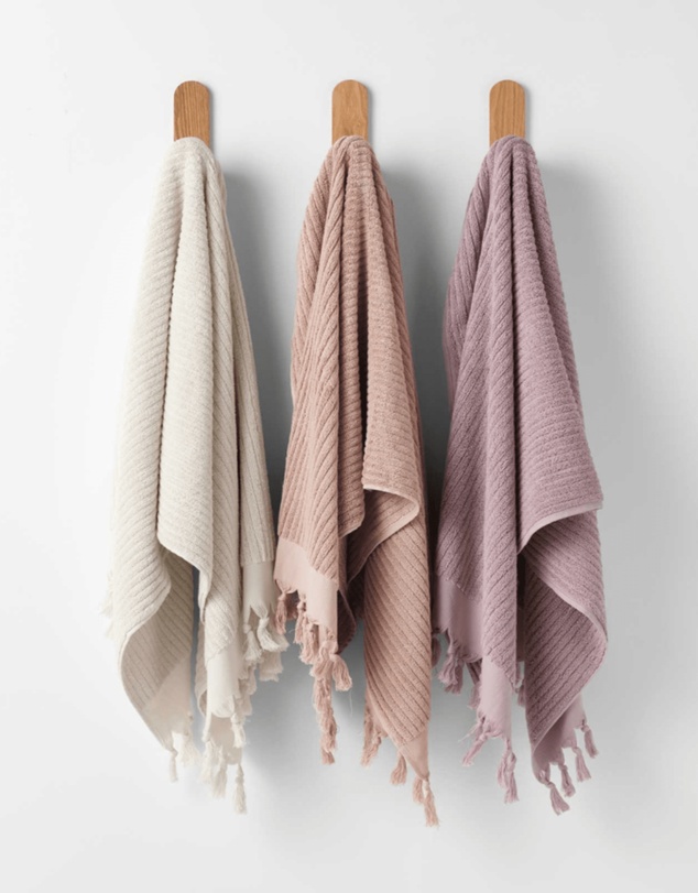 Aura Home - Paros Rib Bath Towel Set