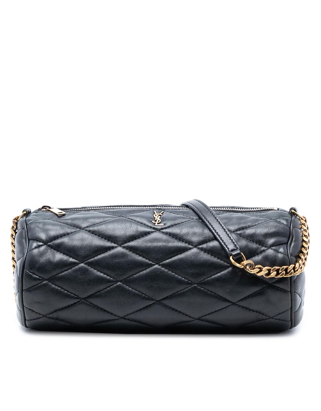 Pre-Loved by Azura Reborn - Pre-Loved Small Quilted Lambskin Sade Tube Bag