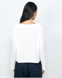 AERE - Boat Neck T-Shirt