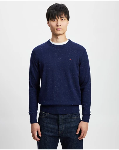 Tommy Hilfiger - Pima Organic Cotton Cashmere Crew Neck Jumper