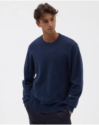 AERE - Premium Wool Crew Neck Knit Jumper
