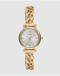 Fossil - Carlie Gold Tone Analogue Watch