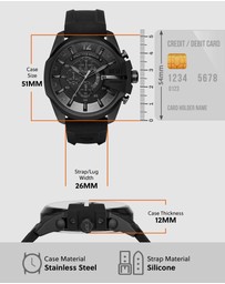 Diesel - Chief Series Black Chronograph Watch