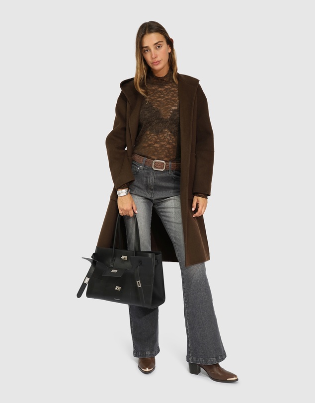 Belle & Bloom - Walk This Way Wool Blend Oversized Coat