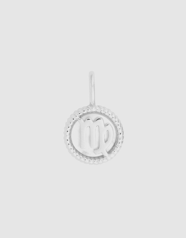 Wanderlust + Co - Virgo Zodiac Mother of Pearl 925 Sterling Silver Pendant