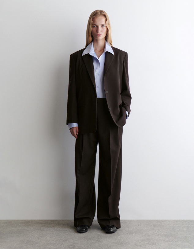 COS - Relaxed Twill Wide Leg Trousers