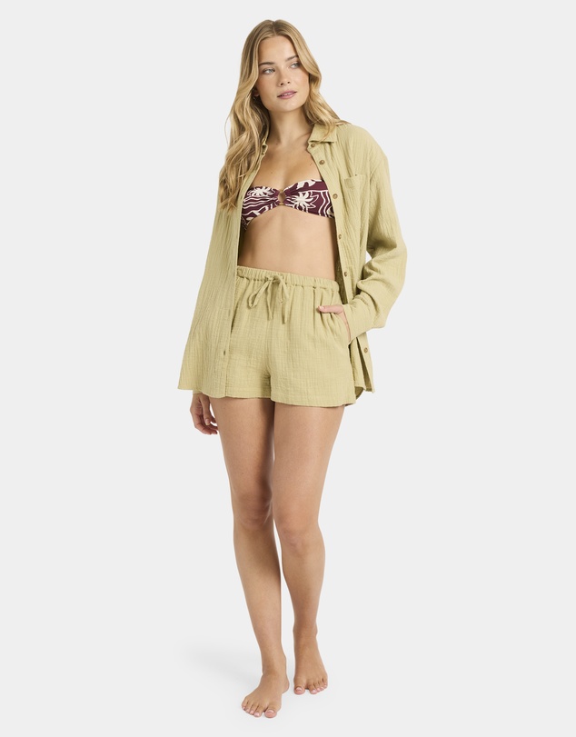 Billabong - Womens Wanderer Elastic Waist Shorts