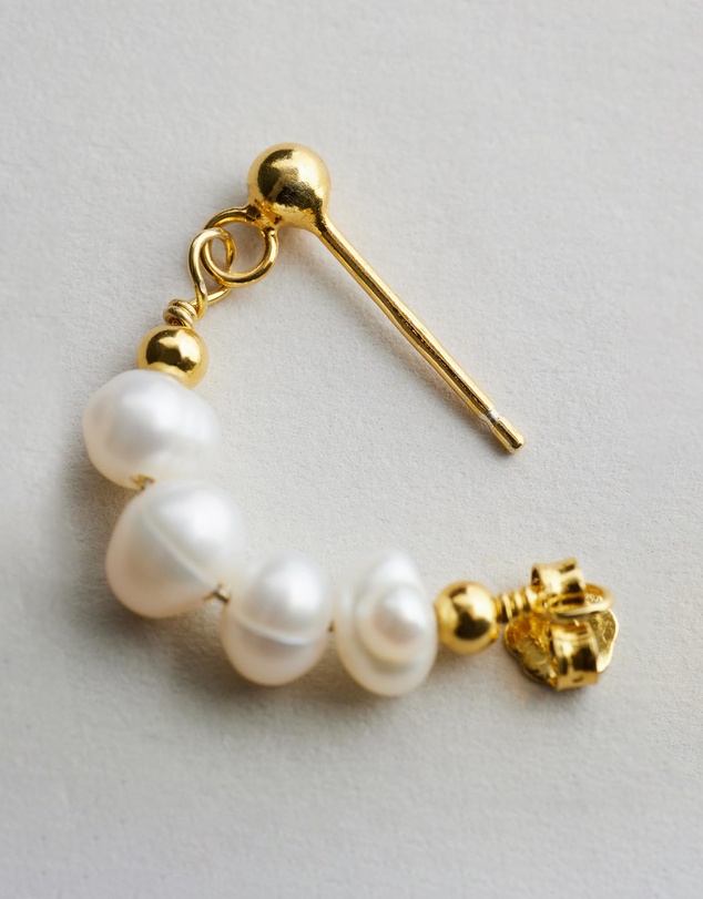 Native Sol - Mickie Pearl Hoops