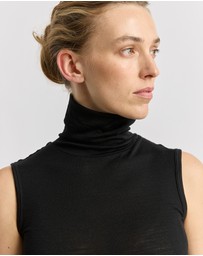 Toorallie - Sleeveless Roll Neck