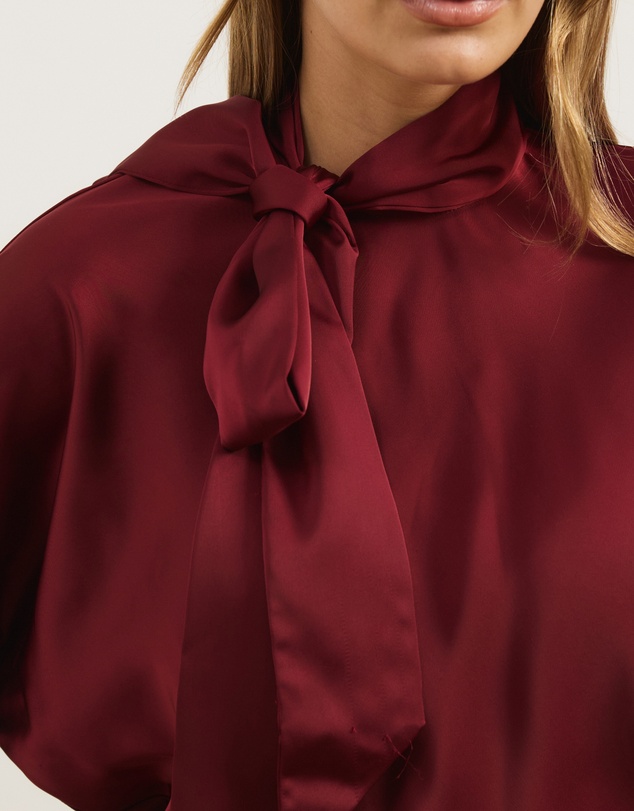 Atmos&Here - Caliah Satin Scarf Top