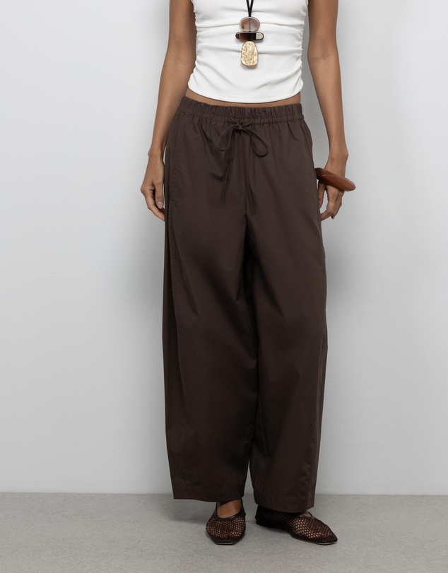 AERE - Organic Cotton Barrel Leg Pants