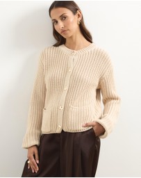 Atmos&Here - Gracie Chunky Button Through Cardigan