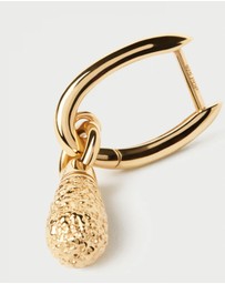 PDPAOLA - Popcorn Jupiter Single Hoops Earrings