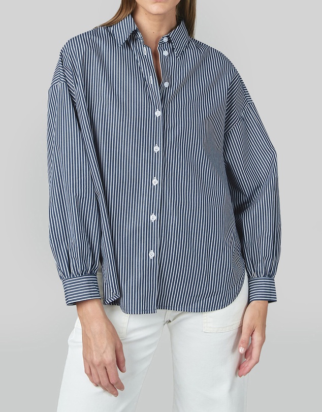 DRICOPER DENIM - Elma Navy Stripe Shirt