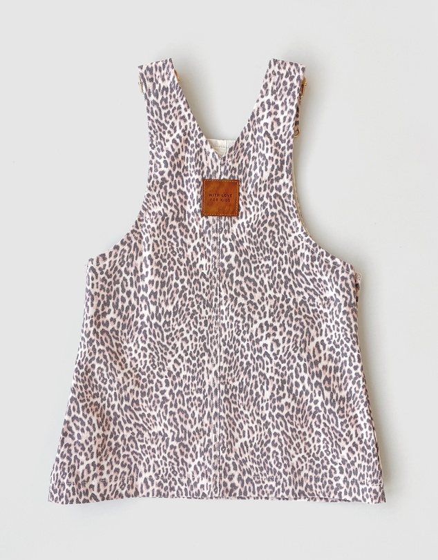 WITH LOVE FOR KIDS - Hazel Denim Pinafore Dress - Babies - Kids