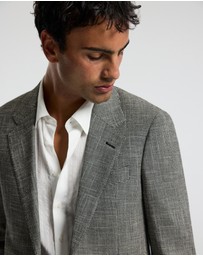Calibre - Gridmesh Blazer Basalt