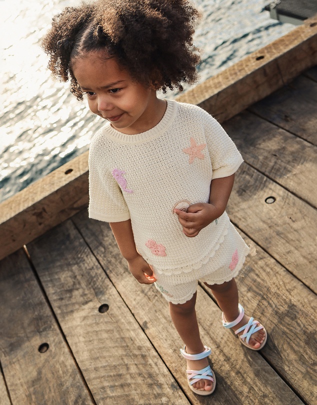 Kynd Baby - Crochet Top in Coconut