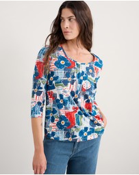 Seasalt - Seasalt Cornwall Multi Penhollow Top