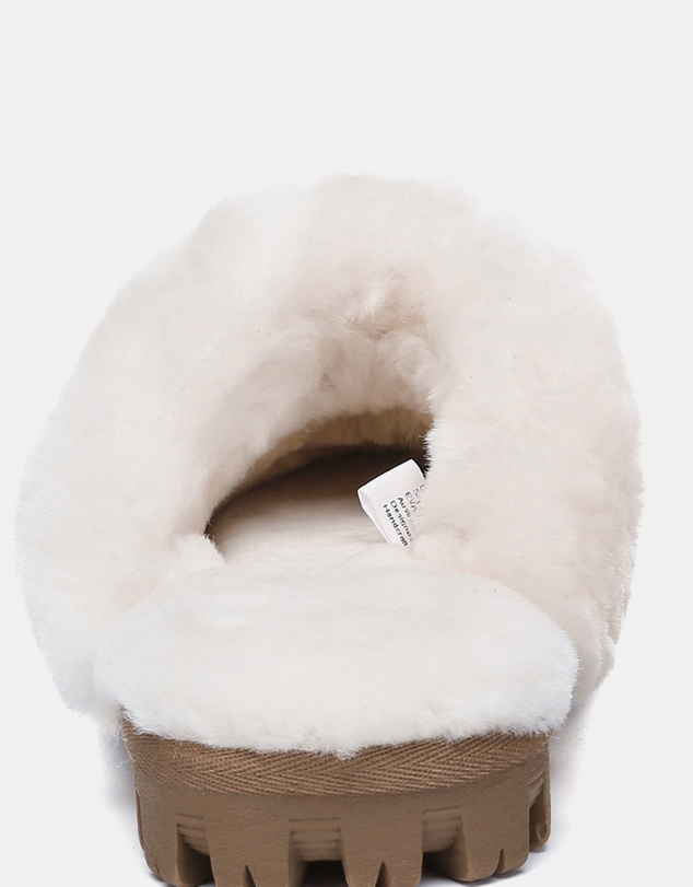 EVERAU - Australian Shepherd Ugg Waffle Slipper Sheepskin Upper House Shoes