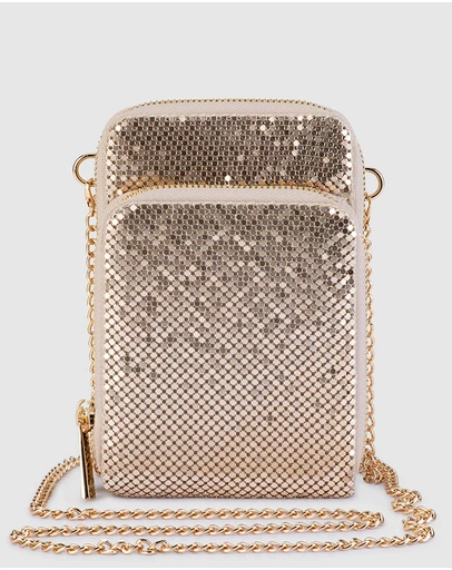 Olga Berg - Elton Mesh Cross Body Bag