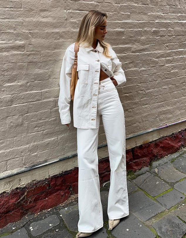 Dazie - London Fever Denim Shacket